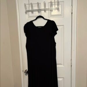 Lane Bryant Classic Black Maxi Dress